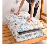 WANGCAIER Upgraded Japanese Futon Mattress, Tatami Mat, Single, Double, Queen, Foldable Floor Mattress, Portable Travel Camping Mattress, for Guest Room, Student Dormitory