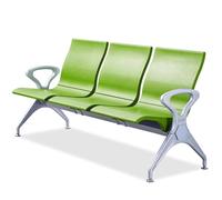 WANGCEPLSD Chaise de Salle D'attente 3 Places, Banc de Réception, Assise en Polyuréthane, Capacité de Charge de 500 Kg, pour Hall D'entrée, Clinique, Bureau(Green)