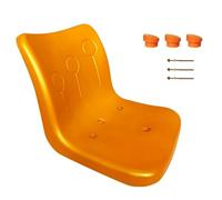 WANGCEPLSD Chaises de Stade en PP, Gradins Chaises avec Accessoires D'installation, pour Arènes Sportives Intérieures et Extérieures, Théâtres, Aires de Jeux(Orange)