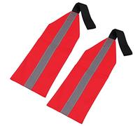 WANGCL 2 Pièces Drapeau de Voyage de Sécurité pour Kayak Drapeau de Sécurité de Canoë Rouge pour Kayak Canoës Remorquage Drapeau d'avertissement Accessoires de Sécurité Kit de Panneau de Drapeau