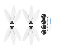 WANGCL 2Pair Hélices Pièce de Rechange pour Drone Hélices à Trois Pales à Faible Bruit Poussée Puissante Fit pour DJI Mavic Mini Drone Accessoires - Blanc
