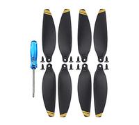 WANGCL 2Pairs Drone Hélices pour DJI Mavic Mini, Hélices à faible bruit Puissant Poussée Drone Accessoires - Finition or