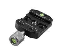 WANGCL 50 mm Pince de plaque à dégagement rapide pour Arca Swiss Tête de trépied universelle en métal Fixation rapide avec niveau à bulle