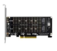 WANGCL Adaptateur NVME PCIE M.2 M-key vers PCIE 8x avec support de montage pour carte mère de bureau