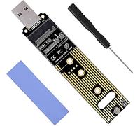 WANGCL Adaptateur SSD M.2 vers USB 3.1 Nvme vers USB SSD. Kit amélioré compatible avec SSD de taille 2230 2242 2260 2280