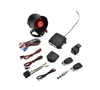 WANGCL Alarme antivol à Distance pour Voiture, système de Protection Contre Le vol de véhicule, Serrure Centrale sans clé + capteur de Choc + 2 télécommandes universelles