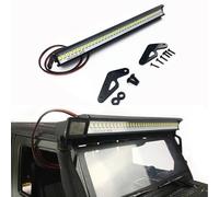 WANGCL Barra luminosa a LED a fila singola RC Car Roof Top Light 36 LED 150mm par télécommande automatique Monster Truck RC Bigfoot Rally Cars compatible avec TRX4 SCX10 90046 D90