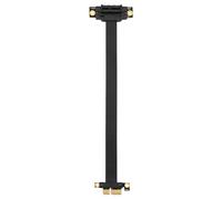 WANGCL Câble d'extension PCIE 3.0 36 Broches 1X, Carte d'extension 90 degrés PCI Express 1X pour châssis 1U 2U.