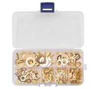 WANGCL Connecteurs de Fil de bornes à Anneau, cosses de câble en cuivre M3 M4 M5 M6 M8 M10, 150 pièces