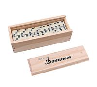 WANGCL D6 Dominoes Ensemble complet pour enfants et adultes avec couvercle coulissant