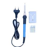 WANGCL Kit de Fer à souder avec Stylo de Fer à souder électrique réglable en température, Outil de Soudure électronique 60W/220V, Support de Fer à souder 5pcs Pointes de Soudure