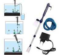 WANGCL Kit de Nettoyage de Gravier d'aquarium à Batterie électrique Automatique Filtre à Vide Système de Lavage de Sable Frais à Siphon avec Laveur de Sable Frais adapté avec Adaptateur