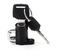 WANGCL Kit de verrouillage universel pour casque de moto, en alliage d'aluminium avec 2 clés pour scooter, vélo, moto, skateboard