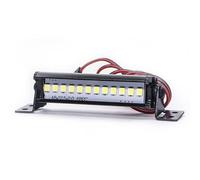 WANGCL Kit d'éclairage Rc de lumière de Toit de Barre de lumière LED de Voiture RC Universelle 12LED 50mm pour Accessoires de Voitures télécommandées compatibles avec SCX10 TRX4 D90 90048