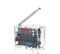 WANGCL Kit récepteur FM Radio à Monter soi-même - Radio numérique 87 MHz-108 MHz réglable récepteur sans Fil avec câble d'alimentation Facile à Assembler pour l'apprentissage Soudure et l'éducation