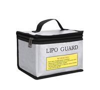 WANGCL Lipo Sac de batterie ignifuge étanche pour batterie Li-po 215 x 145 x 165 mm - Argenté