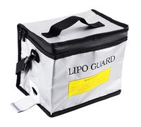 WANGCL LiPo Sac de batterie portable ignifuge et étanche pour batterie Li-po 215 x 145 x 165 mm Argenté