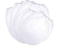 WANGCL Lot de 10 sacs à peinture blancs de 12,7 l - Maille fine - Ouverture élastique - Pour une utilisation avec des pulvérisateurs de peinture