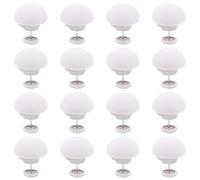 WANGCL Lot de 16 boucles de fixation réutilisables antidérapantes pour housse de couette et chaussettes, design déverrouillage à une touche (blanc)