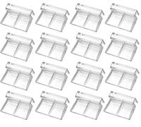 WANGCL Lot de 16 clips universels en acrylique transparent pour couvercle d'aquarium sans bord 6 mm