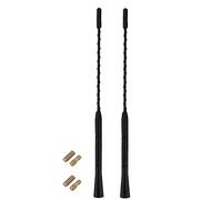 WANGCL Lot de 2 antennes universelles de voiture - Antenne de rechange pour voiture - Audio ou vidéo - Antenne de toit FM/AM/DAB pour voiture à hayon, SUV, camion, van - 27,9 cm