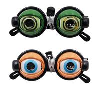 WANGCL Lot de 2 paires de lunettes amusantes pour fête - Accessoires de costume et accessoires de photomaton