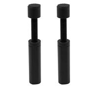 WANGCL Lot de 2 porte-cartes graphiques en aluminium avec aimant réglable en hauteur pour maintenir la carte graphique maigre en position (noir)