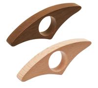 WANGCL Lot de 2 Porte-Livres en Bois pour Pouce - Porte-Pages pour Pouce - Marque-Pages en Bois - s'adapte à la Plupart des Tailles de Livres