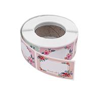 WANGCL Lot de 2 rouleaux de 1 000 étiquettes autocollantes pour pots de confiture, bouteilles de nourriture et conteneurs de confiture