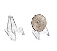 WANGCL Lot de 20 mini chevalets en acrylique pour afficher des médailles en cristal, géodes en cristal, agate minérale, agate fossile, corail fossile