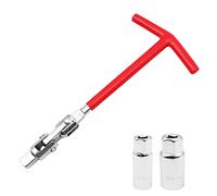 WANGCL Lot de 3 clés à bougie d'allumage universelles 16 mm/21 mm pour voiture et moto