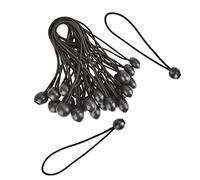 WANGCL Lot de 30 tendeurs élastiques en caoutchouc de 20 cm avec boule pour bâche, pavillon, tente, rideau, clôture de jardin, serre, fixation de bâche de remorque