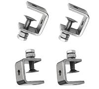 WANGCL Lot de 4 colliers de serrage en forme de C en acier inoxydable 304 pour le travail du métal, l'amélioration de la maison et la réparation automobile, le travail du bois