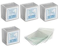 WANGCL Lot de 400 protège-microscopes pour l'éducation biologique des laboratoires d'étudiants - 22 mm x 22 mm