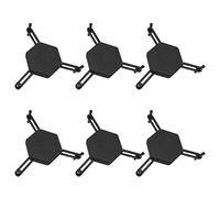 WANGCL Lot de 6 organiseurs de tasses à café et étagères de rangement extensibles et empilables pour tasses à thé et tasses à café pour économiser de l'espace (noir)
