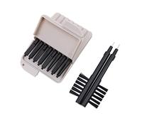 WANGCL Lot de 8 filtres de protection auditive anti-poussière compatibles avec les accessoires auditifs Widex Phonak Unitron Trou de 1,2 mm - 8 pièces/boîte + 2 brosses