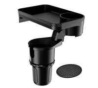 WANGCL Porte-gobelet de voiture multifonction avec plateau amovible rotatif à 360 °, base réglable
