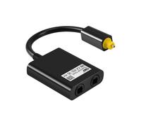 WANGCL Séparateur de câble Optique 1 à 2, séparateur de Fiber Optique pour Ordinateur, câble Audio pour TV, amplificateur DVD, Barre de Son