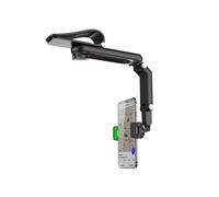 WANGCL Support de téléphone portable pour voiture - Clip de fixation pour téléphone portable de voiture - Support de téléphone arrière à 360° pour pare-soleil de voiture