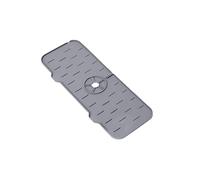 WANGCL Tapis de robinet de cuisine en silicone pour salle de bain - Protection contre les éclaboussures - Tapis d'évier derrière le robinet - Protection contre les éclaboussures - Comptoir (gris)