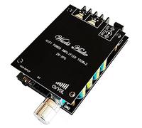 WANGCL ZK-XPS TDA7498E Amplificateur de puissance audio 150 W + 150 W Égaliseur BT 5.0 Caisson de basses stéréo HiFi Classe D Musique numérique Home Cinéma AUX AMP