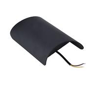 Wangcmcol Applique murale LED, pour style européen moderne minimaliste, allée, escaliers, cour, lampe à lumière chaude, AC85-265 V, finition noire