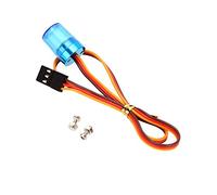 Wangcmcol AX-510BL Circulaire RC multifonction - Voiture de police ultra lumineuse - LED avec flash et faisceau - Mode de rotation rapide et lente - Bleu