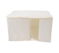 Wangcmcol Bacs de Rangement pour vêtements en Tissu Oxford, fenêtre Transparente Visible, Organisateur de Placard Pliable de Grande capacité pour couettes et vêtements (28L)