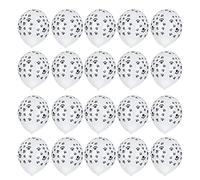 Wangcmcol Ballons à motif animal, pour décorations de fête du zoo, latex naturel, durable, réutilisable, non écologique, accessoires photo, fournitures de fête prénatale (empreintes de pattes de chien