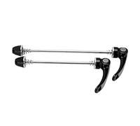 Wangcmcol Brochettes universelles à dégagement rapide pour vélo, avant 100 mm, arrière 135 mm, pour vélos de montagne et de route, alliage d'aluminium 7075 haute résistance, (Noire)