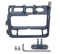 Wangcmcol Cage pour caméra d'action avec Interface 1/4 Pouce, Double Griffe Porte-Accessoires, antichute, Bonne Dissipation de la Chaleur, Cadre de Protection en Alliage d'aluminium.