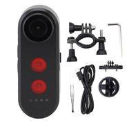 Wangcmcol Caméra de vélo avec feu arrière, vidéo HD 1080p, surveillance par application, IPX6, batterie 5000 mAh, pour la sécurité du vélo, rétroviseur pour vélos (32 Go)