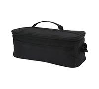 Wangcmcol Camping Bag Large Capacity Double Zipper Tableware Storage Bag with Handle for Outdoor (Noir)