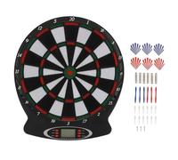 Wangcmcol Cible de fléchettes électroniques, système de notation intelligent, technologie haute capacité, matériau PP durable, plusieurs modes de jeu pour le divertissement en intérieur en famille